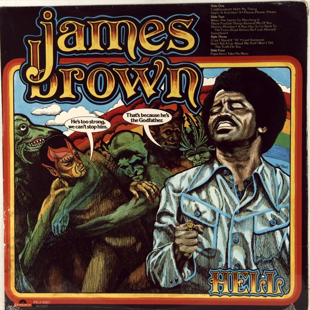James Brown – Hell PD 2-9001, Monarch Pressing, original shrink, US, 1974, RARE