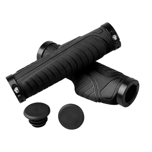 Mtb Grips Bicycle Handles Cover Mtb Cuffs Bike Double Locking Handlebar Grip - Picture 12 of 46