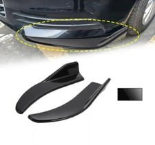 Für Fiat 500 Abarth Stoßstange vorne Seitenteiler Spoiler Glanz Schwarz Sport 