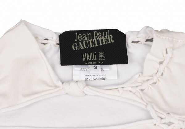 Jean-Paul GAULTIER MAILLE FEMME Stripe Knot Design T Shirt