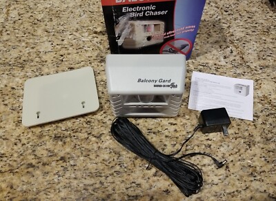 Bird-X Balcony Gard Ultrasonic Electronic Bird Chaser Repeller *Open-box*