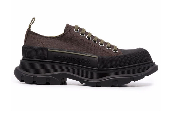 Alexander mcqueen Green Tread Slick Low Sneakers Size IT 37