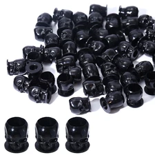Tattoo Ink Caps Disposable Skull Tattoo Ink Cups Plastic Ink Caps for Tattooing