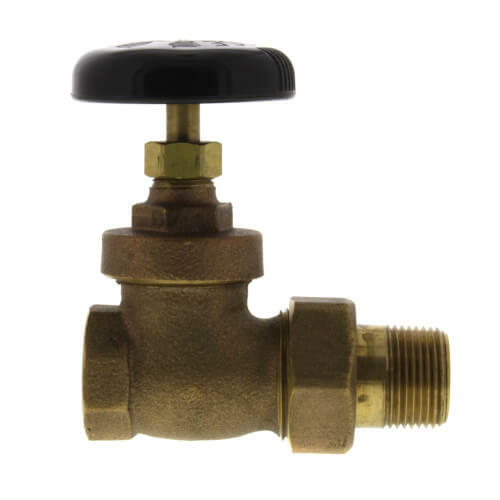 3/4" Brass Steam Radiator Straight Gate Valve Plumbing Heating Fitting