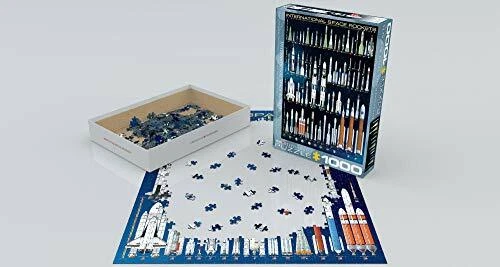 International Space Rockets 1000 piece jigsaw puzzle 680mm x 480mm - Image 2 of 2