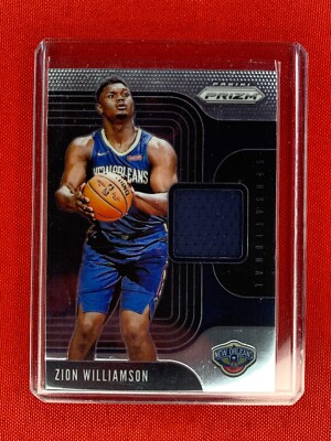 * Zion Williamson 2019-20 Prizm SS-ZWL Sensational RC Patch *