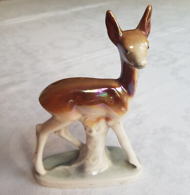 Alte Porzellan Figur Reh Foreign