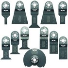 12 x Mix Blades for Aldi Ferrex FM300 Workzone Makita AEG Multitool Multi Tool