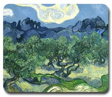Van Gogh Art  The Olive Trees  Mouse Pad / PC Mousepad  Gifts for Artists