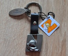 Depesche KEYRING, Metal, Leather Strap, Name Initial Letter "N", New