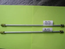 AGS BL412 Brake Lines  1/4" X 12 "  Bendable steel line  QTY OF 2    LOC T6