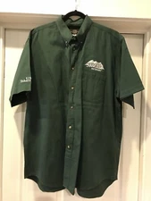 Vintage Skoal Outdoors XL Button Up Short Sleeve Shirt