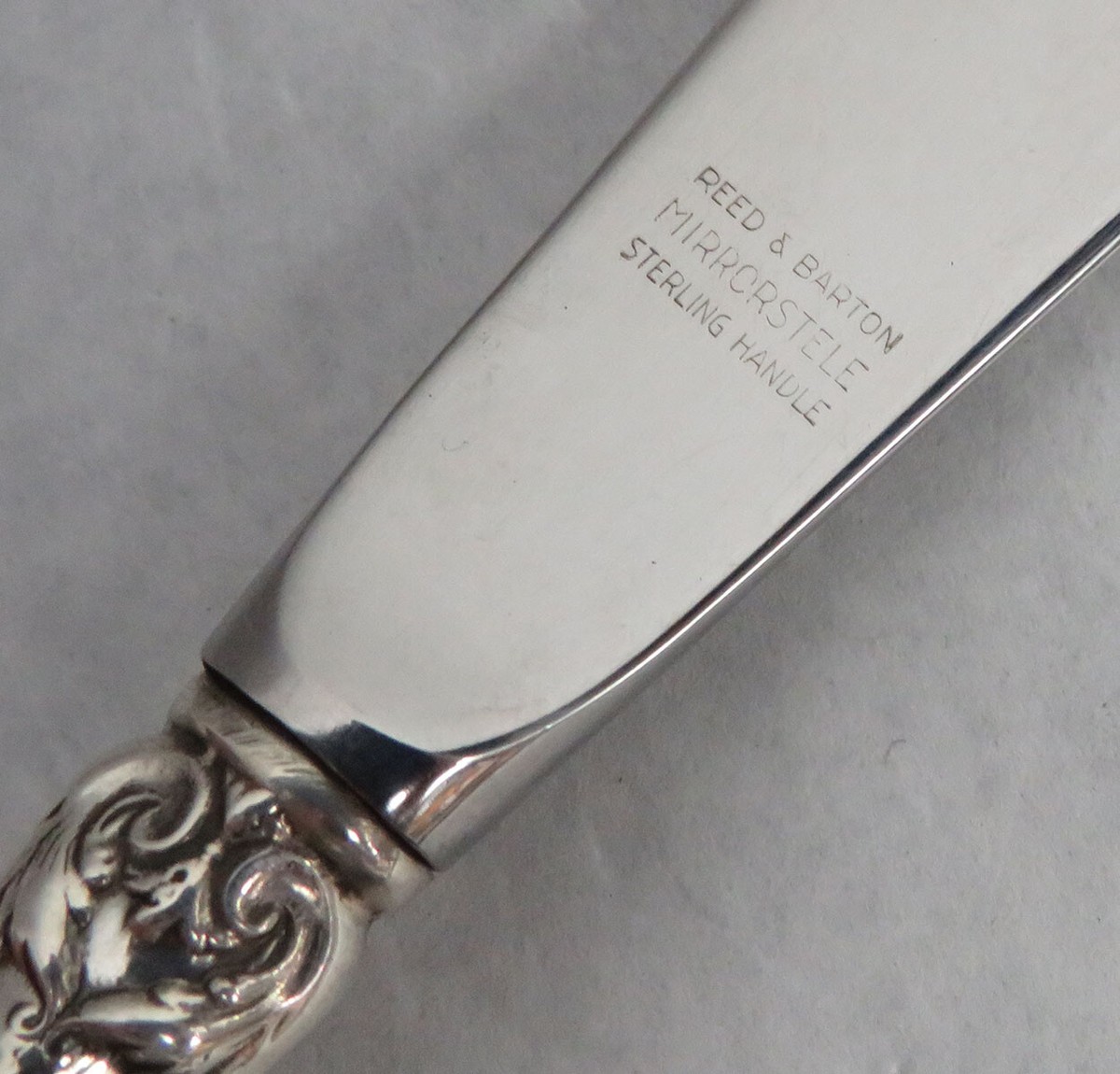【Reed & Barton】 【純銀ハンドル】バターナイフ Francis I Reed & Barton Francis 1st Sterling Dinner Knife, French Blade