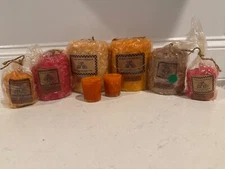 Scented Cabin Fever Primitive Homemade Wax Candles. Multiple sizes. Votive to Lg