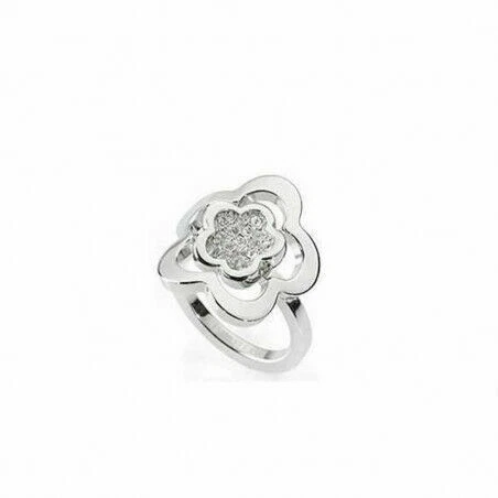 Anelli di bigiotteria fasce, fascioni in argento con pietra principale cristallo