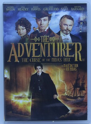 The adventurer - The curse of Midas box - DVD rare movie - Michael Sheen