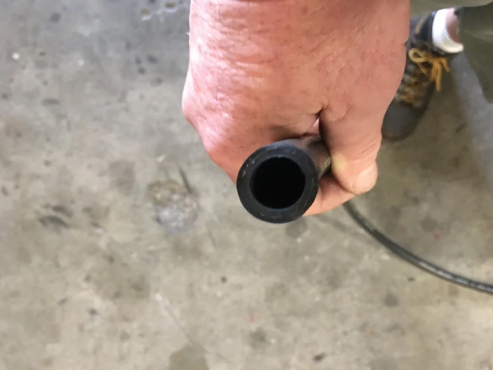 3/4 дюйма x 154 фута EPDM объемный многоцелевой воздушный шланг 300 фунтов на квадратный дюйм BK- 1 шт. без разрезов - Изображение 2 из 2