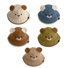 Cute Bear Ear Bucket Hat for Infant Spring Summer Toddlers Sun Protections Caps