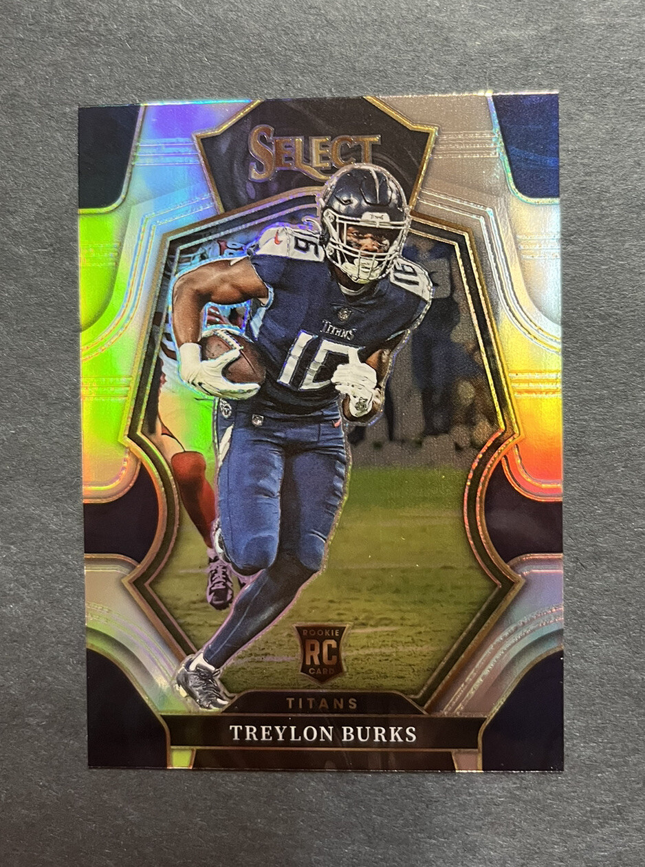 2022 Select Treylon Burks #195 Premier Level Rookie RC Silver Titans