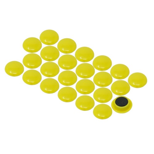 Pequeños imanes de oficina de planificación para nevera, pizarra blanca, tablón de anuncios - 20 mm de diámetro - Imagen 43 de 46