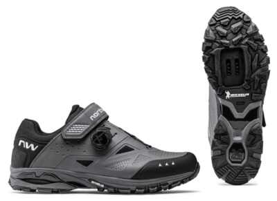 Northwave Spider Plus 3 MTB / Trekking Fahrrad Schuhe grau/schwarz 2024