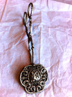Vtg Fish Pastry Tongs Cherub Angel Sandwich Dinner Serveware Flowers Italy Old — photo 1
