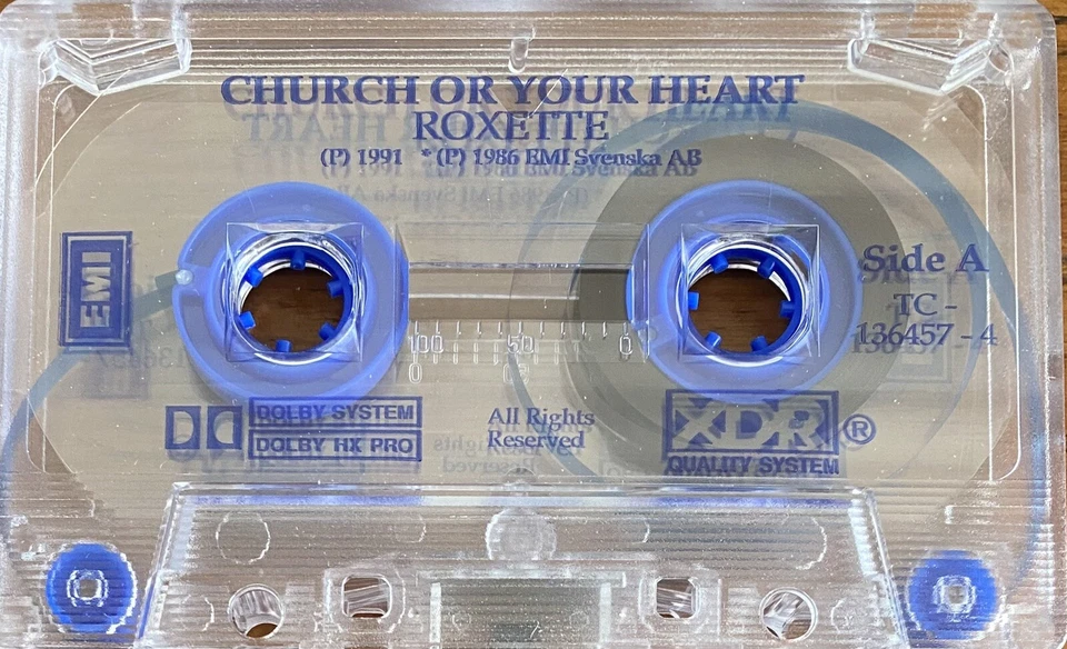 Roxette Church Of Your Heart Australian Cassette Cassingle - Image 3 of 4