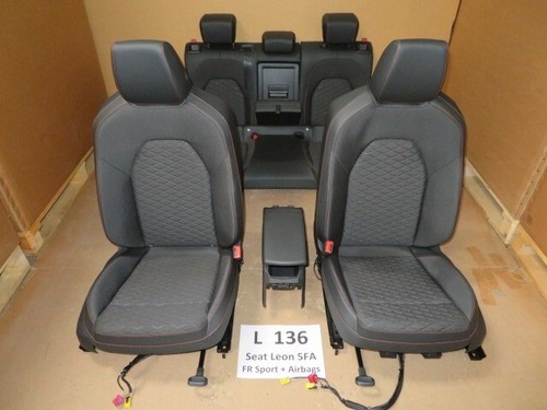 Seat Leon 5FA FR Line Sport Sitze Leder Stoff Lederausstattung Sitzheizung