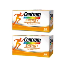 2 X 60s New Centrum Energy B-Vitamins and Minerals Multivitamin Reduce Tiredness