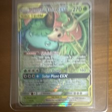 Pokémon TCG Venusaur Snivy GX Holo Card 1/236 Sm-Cosmic Eclipse on eBay