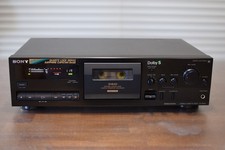 Sony TC-K615S 3-head cassette deck Dolby B/C/S, calibration controls, serviced
