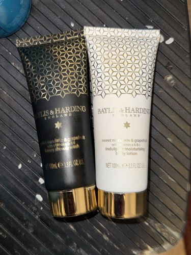 Baylis & Harding Sweet Mandarin & Grapefruit Luxury Shower Wash & Lotion 3.3oz - Picture 1 of 2