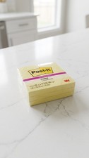Post-it Super Sticky Notes 3x3 Canary Yellow 4 Pads 90 Sheets Total 360