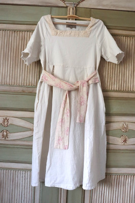 Les Ours Baumwoll Stretch Schlupf Landhaus Kleid Dress M 38