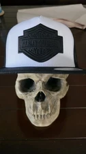 NEW HARLEY DAVIDSON Black LOGO  Trucker Hat Ball Cap Adult One Size