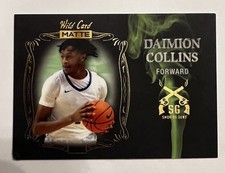 Daimion Collins 2022-23 Wild Card Matte Smoking Guns SG-2 Kentucky Rare