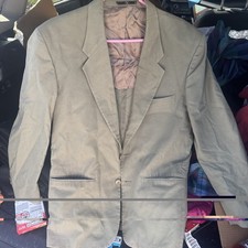 Valentino Uomo Men's 49 Vintage Light Brown Two-Button Blazer