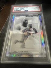 2025 TOPPS CHROME GLASS CANVAS #GC-1 LEBRON JAMES PSA 10
