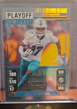 Jaylen Waddle 2024 Panini Contenders Playoff TIcket /199 #63 Mia Dolphins +base 