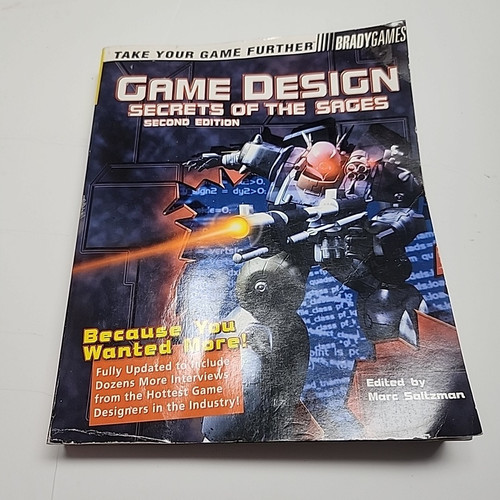 Game Design: Secrets Of The Sages Second Edition - MARC SALTZMAN - Picture 1 of 4