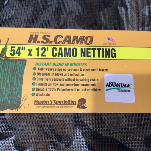 Hunter's Specialties H.S. Rete mimetica mimetica, 54"x12', made in USA - Foto 2 di 4