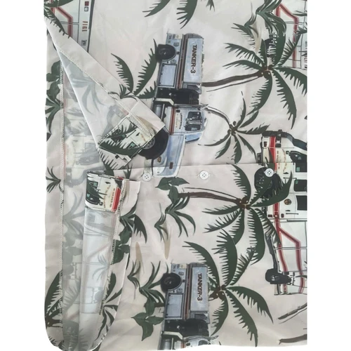 Franky Pattern One Piece Button Up Hawaiian Shir