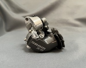 Dérailleur Arrière Sram X0 10 Vitesses – Carbone, Cage Moyenne, Or, VTT, Occasion