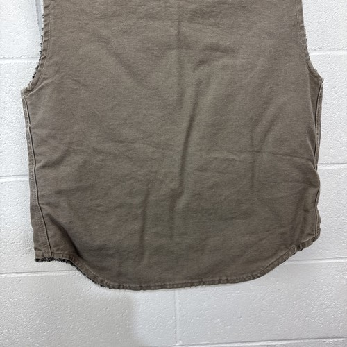 Vintage Carhartt Weste Herren Medium Canvas Aztec gefüttert Sherpa Southwestern VP121 - Bild 13 von 15