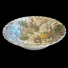 Myott The Hunter Serving Vegetable Bowl 9.5” Made In England English Landscape