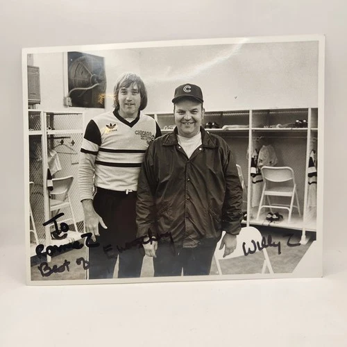 NASL Chicago Sting Willy Z Goalie AUTO Autograph B&W Photo 8" x 10" Signed