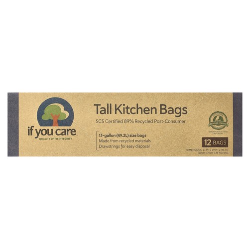 Tall Kitchen Bags, 12 Bags
