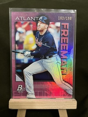 2020 Bowman Platinum - Freddie Freeman #16 Pink /199
