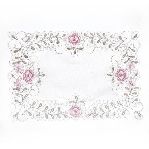 Runner Table Hollow & Decor Embroidered Floral Soft Cutwork Lace Party Cloth - Picture 10 of 69