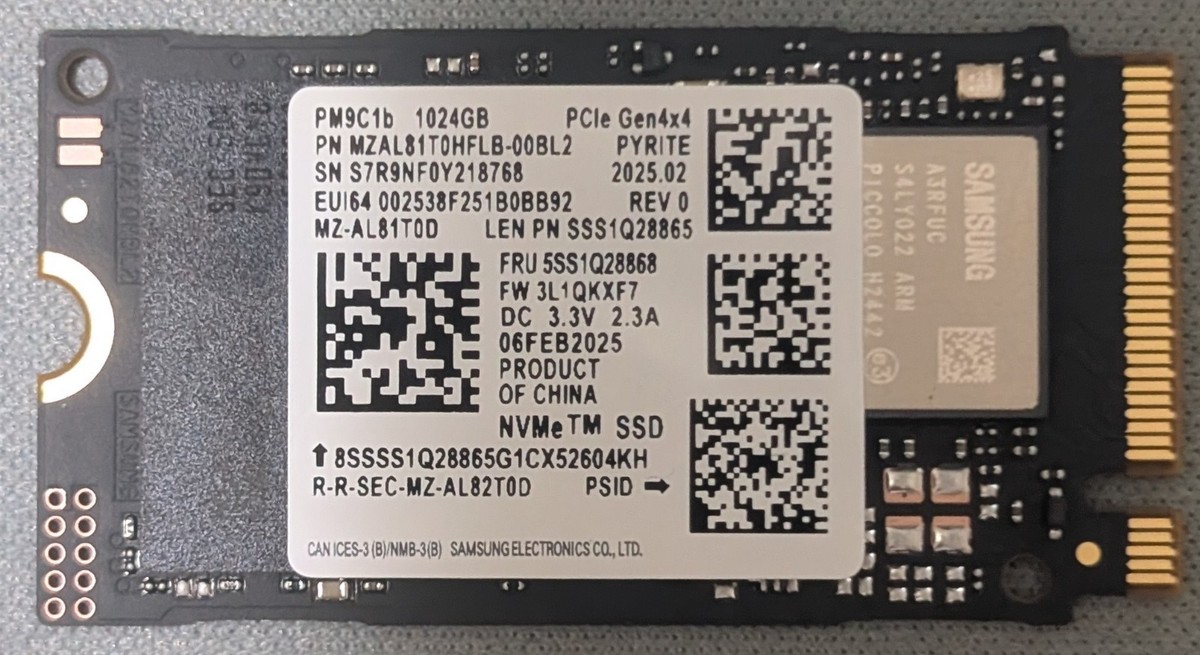 ぽ*子様 Samsung PM9C1 1TB SSD Amazon.com: Samsung SSD 1TB PM9A1 NVMe PCIe 3.0 Gen3 x4